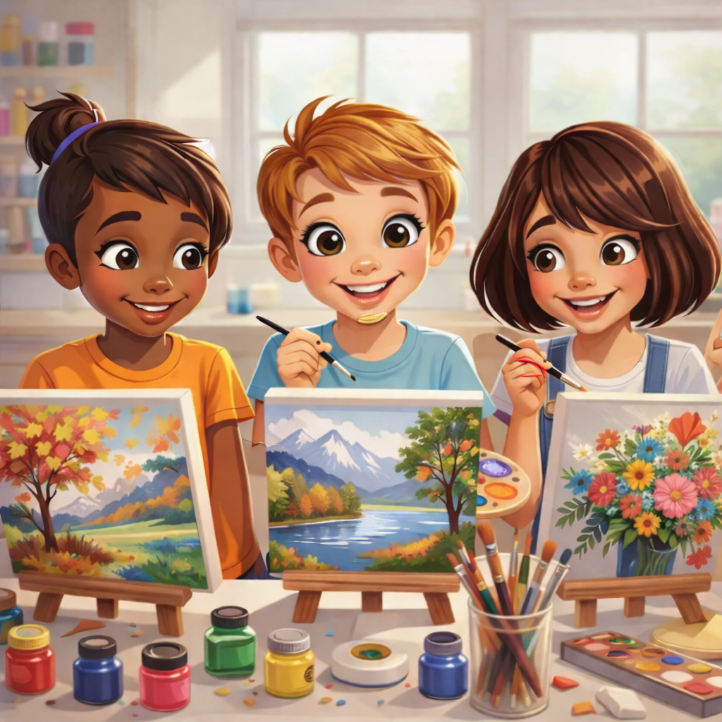Paint, Party & Create! 🎨 Canvas Painting Birthday Parties in Omaha, NE